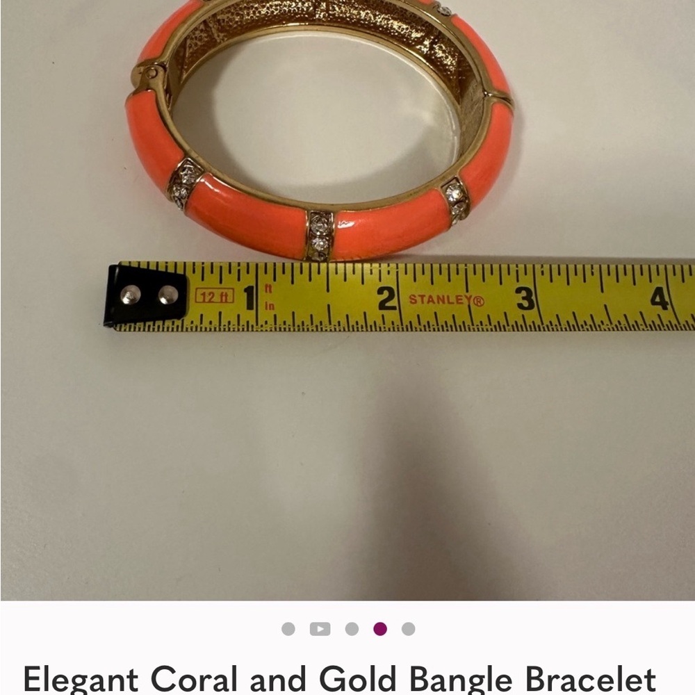 Michael Kors Gold-Tone MK Keyring - Picture 3 of 7